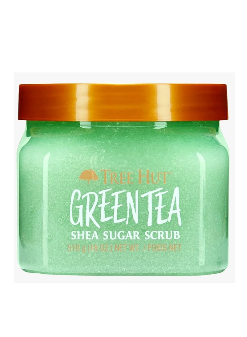 سكر مقشر شيا من تري هات - شاي أخضر 510 جرام