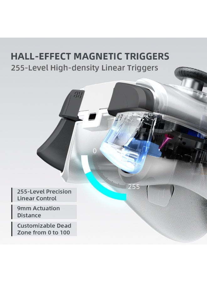 MACHENIKE G5Pro Max SE Gaming Controller Charging Dock Optional Hall Effect Joysticks Triggers RGB Light Wireless Gamepad - Image 5