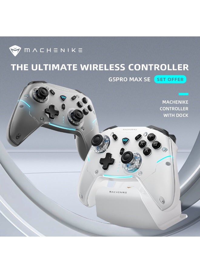 MACHENIKE G5Pro Max SE Gaming Controller Charging Dock Optional Hall Effect Joysticks Triggers RGB Light Wireless Gamepad - Image 2