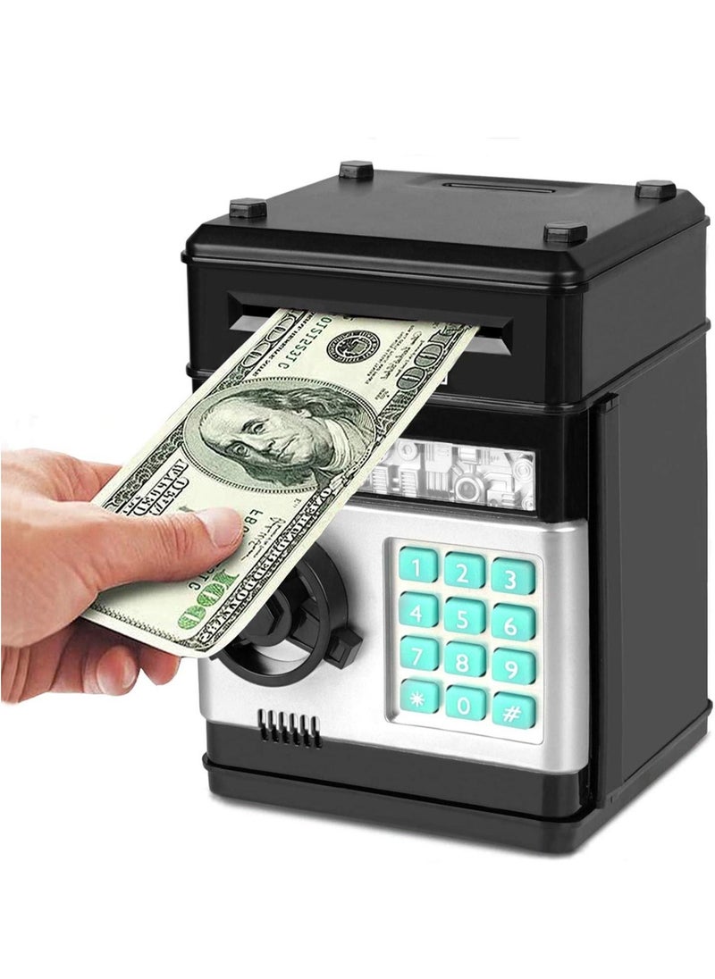 Prime بنك إلكتروني، ماكينة صراف آلي صغيرة، صندوق نقود لحفظ العملات للأطفال، صندوق آمن كرتوني، هدايا مثالية للأولاد والبنات - Image 1
