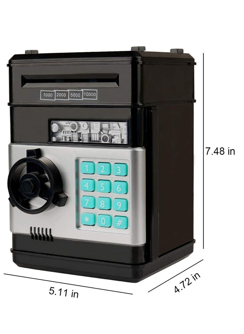 Prime بنك إلكتروني، ماكينة صراف آلي صغيرة، صندوق نقود لحفظ العملات للأطفال، صندوق آمن كرتوني، هدايا مثالية للأولاد والبنات - Image 2