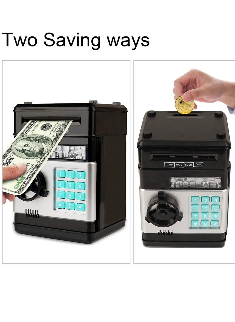 Prime بنك إلكتروني، ماكينة صراف آلي صغيرة، صندوق نقود لحفظ العملات للأطفال، صندوق آمن كرتوني، هدايا مثالية للأولاد والبنات - Image 4