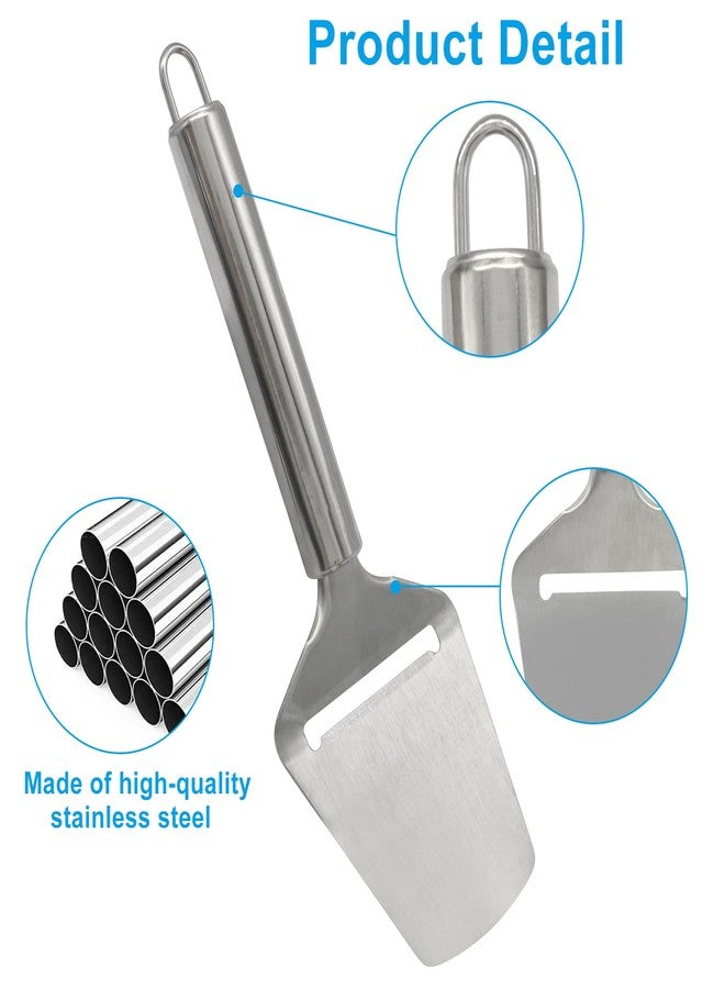 Marvexi 2Pcs Silver Cheese Slicer Kit, Adjustable Thickness Handheld Wire Cheese Cutter, Plane Cheese-Cutter, with Wrench for Butter Mozzarella Cheddar/Block Butter - Image 3
