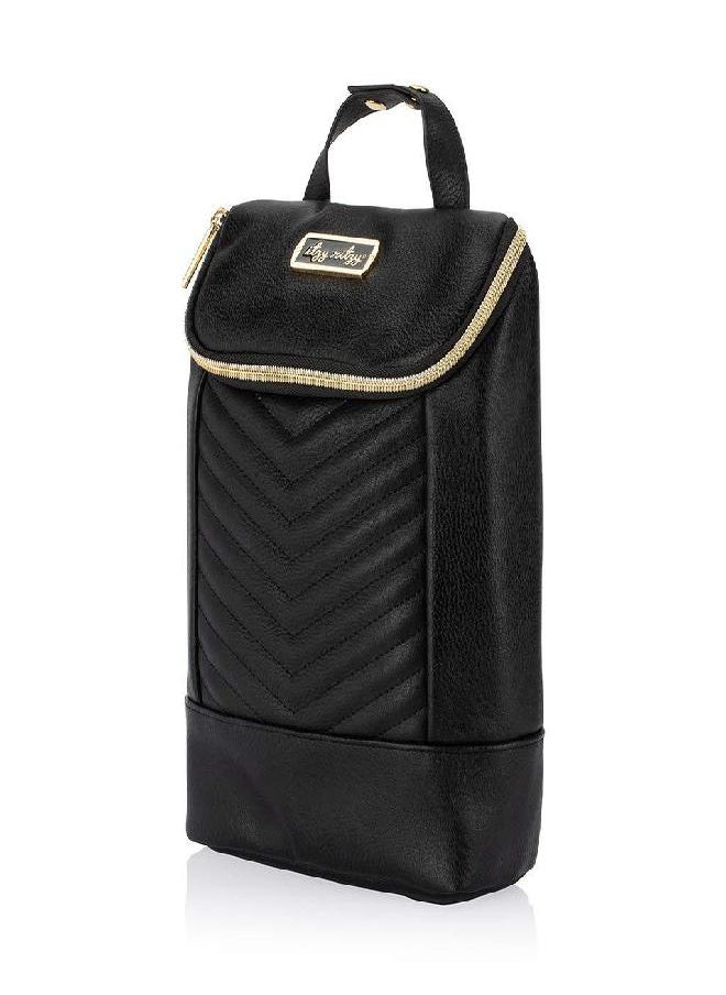 Itzy Ritzy Itzy Ritzy Insulated Bottle Bag - Keeps Bottles Warm or Cool - Holds 3 Bottles and Features Interior Pocket for Ice Pack (Not Included), Jetsetter  - Image 3