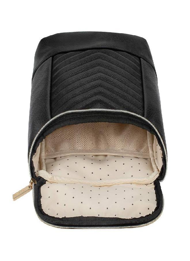 Itzy Ritzy Itzy Ritzy Insulated Bottle Bag - Keeps Bottles Warm or Cool - Holds 3 Bottles and Features Interior Pocket for Ice Pack (Not Included), Jetsetter  - Image 4