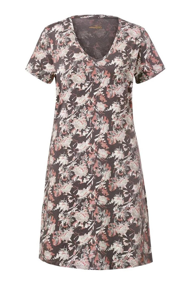 Tchibo Women Floral Print Sleeping Dress, Multicolor - Image 5