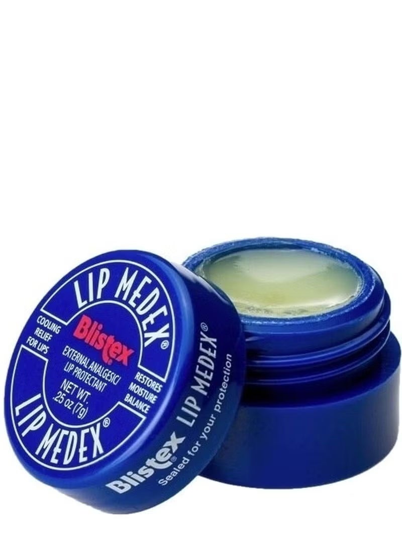 Blistex Lip Medex, External Analgesic/Lip Protectant , 3Count, Blue, 0.25 Ounce (Pack of 3) - Image 5