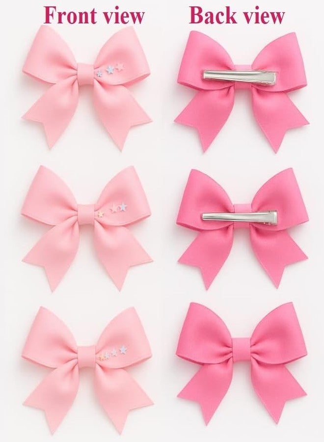 Tintoo 12‑Pack Kids Bow Hair Clips with Alligator Clip | Cute Polka‑Dot & Floral Ribbon Bows for Toddlers & Girls | Secure No‑Slip Grip (12pcs) - Image 2