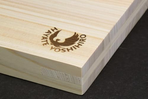 Yoshihiro Hinoki Cypress Anti-Twist Core Cutting Board, Japanese Hinoki Wood, Knife Friendly, Professional Grade (X-Large) - Image 2