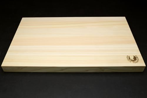 Yoshihiro Hinoki Cypress Anti-Twist Core Cutting Board, Japanese Hinoki Wood, Knife Friendly, Professional Grade (X-Large) - Image 4