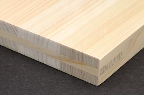 Yoshihiro Hinoki Cypress Anti-Twist Core Cutting Board, Japanese Hinoki Wood, Knife Friendly, Professional Grade (X-Large) - Image 5