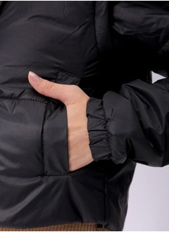 Freehand Women Regular Fit Solid Puffer Jacket  - Image 5