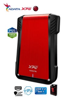 أداتا حاوية خارجية XPG EX500 لمحرك الأقراص الثابتة ومحرك الأقراص SSD | متوافق مع PS5 XBOX | مقاومة الماء والغبار 2.5"  - Image 1