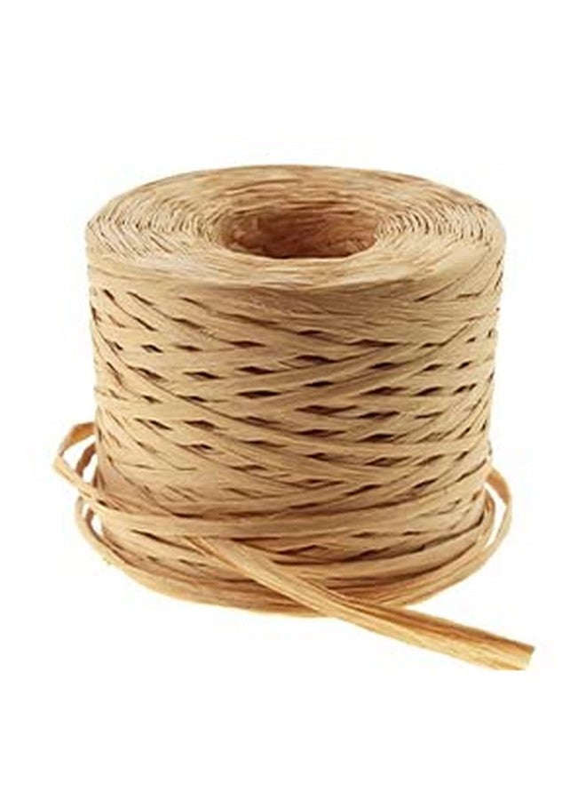 Jolbndcv Raffia Ribbon Gift Wrapping 4 Rolls Raffia Ribbon String Kraft Packing Paper Twine For Gifts Packing Decoration(Total 656 Feet) - Image 3