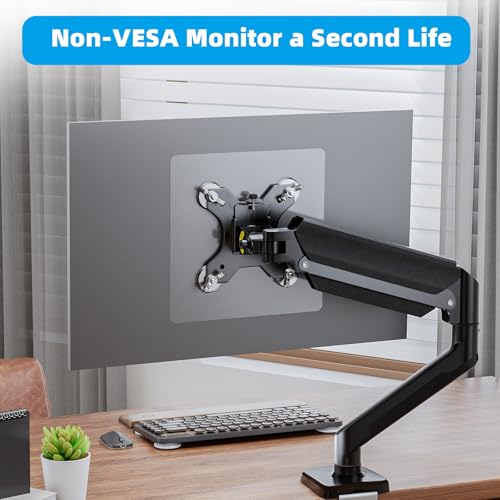 WEARSON Non VESA Monitor Mount Adapter - 100x100 mm VESA Adaptor Mount for Monitor Without Holes for 24,27,32 inch Flat Panel Monitors Load Capacity 11-22lbs - Image 3