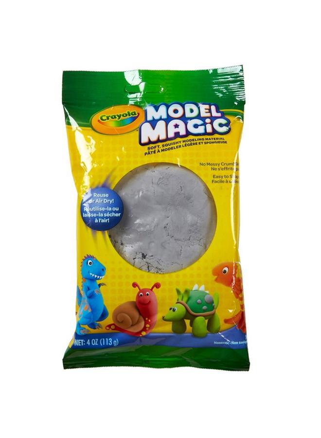 Crayola Lightweight and Flexible Model Magic Clay Grey 113g CRA5744520002