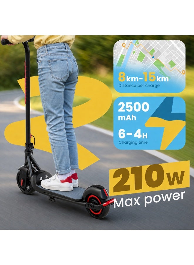 GRAFLO Electric Scooter for Kids, 150W Motor, 16KM/H Max Speed, 7-15KM Range, LED Lights, Rechargeable Battery – Ride On Toy for Boys & Girls, Ages 8-14 - Image 5