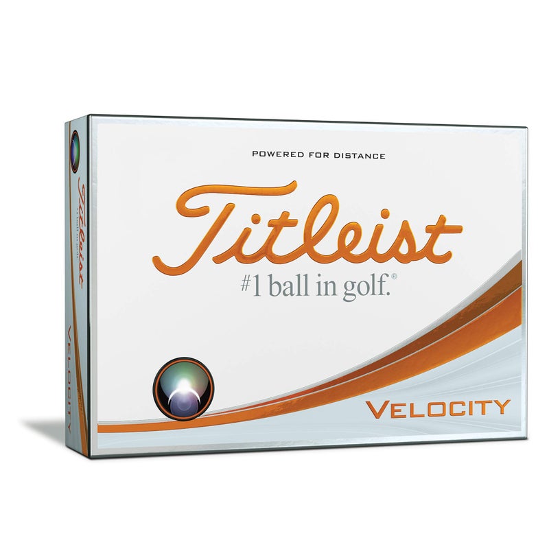 Titleist Velocity Golf Balls, White, Prior Generation (One Dozen) - Image 1