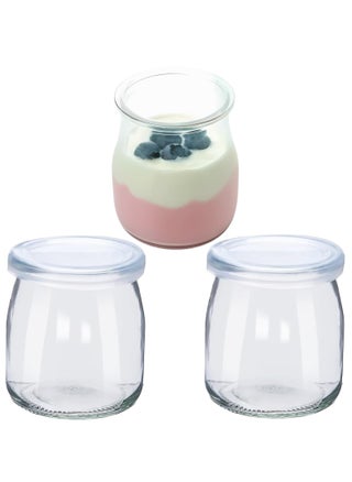 Yogurt, Pudding Jar with Lid - Multi Use Mini Containers Glass Jars, Set of 3 PCS - pzsku/Z30758815D52FAFD6CFFAZ/45/_/1737014590/897d2b24-0003-4197-bfbc-3c03c84de9e7