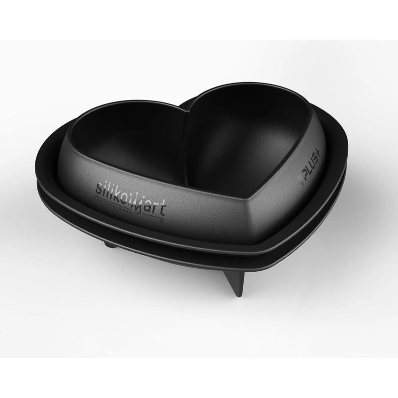 iSi 3D Heart Shape Handmade Cake Dcor Non Stick Moulds Ideal for Baking Mousse Jellies and More - Image 1