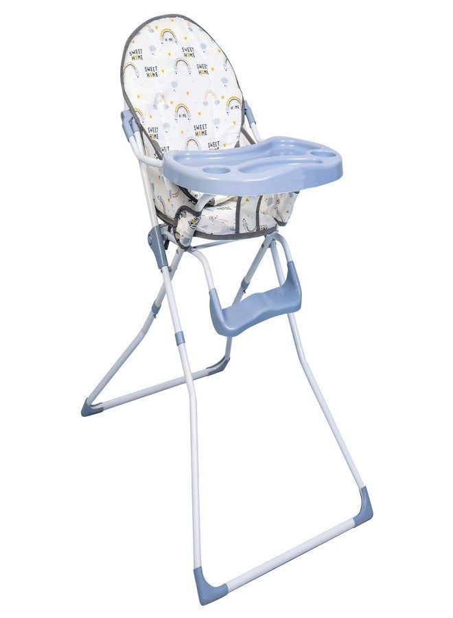 FLIPZON Deluxe High Chair for Newborn Baby|Portable High Chair with Footrest for Baby| Multifunctional High Chair with Tray for Infant, 6 Months+ (Grey) - Image 1