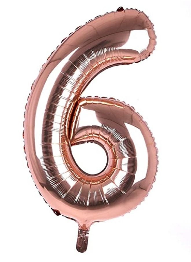 Brain Giggles Brain Giggles 40 Inch Number 6 Birthday Balloon  - Image 1