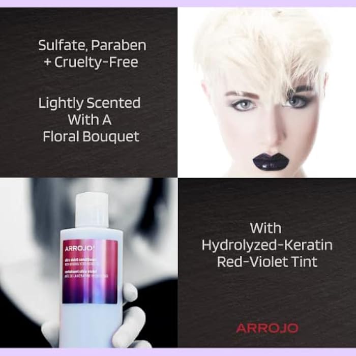 ARROJO Ultra Violet Conditioner, Floral Bouquet, 8.5 Fl Oz - Image 3