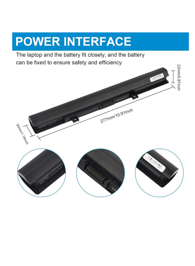 بطارية متوافقة مع أجهزة Toshiba Satellite PA5195U-1BRS PA5184U-1BRS PA5186U-1BRS C50 C55 C55D C55T L55 L55D L55T Series تناسب أجهزة C55-B5200 C55-B5270 C55D-B5310 - Image 2