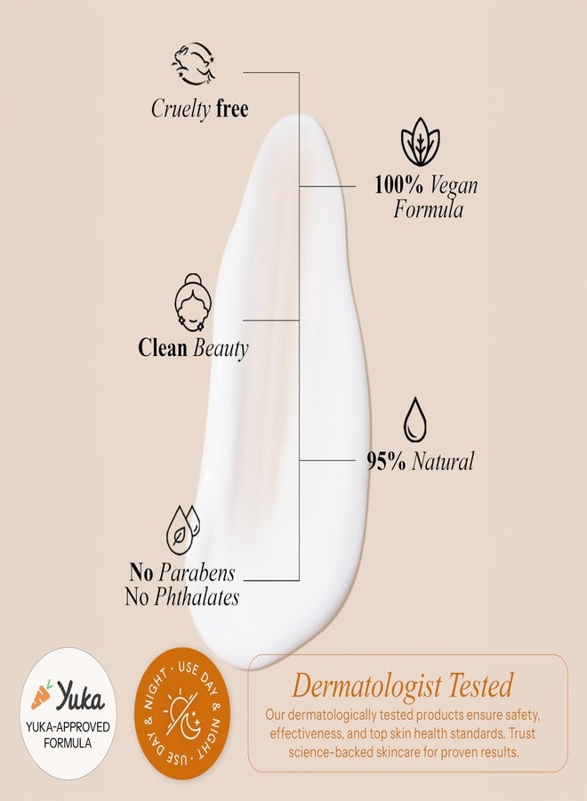 Radiant Aura Vitamin C & Vitamin E Face Moisturizer – Dermatologist Tested, Anti Aging Korean Skin Care – Hydrating Cream For Smoother Youthful Looking Skin – Vegan, Clean Beauty – 1.69 Fl Oz - Image 5