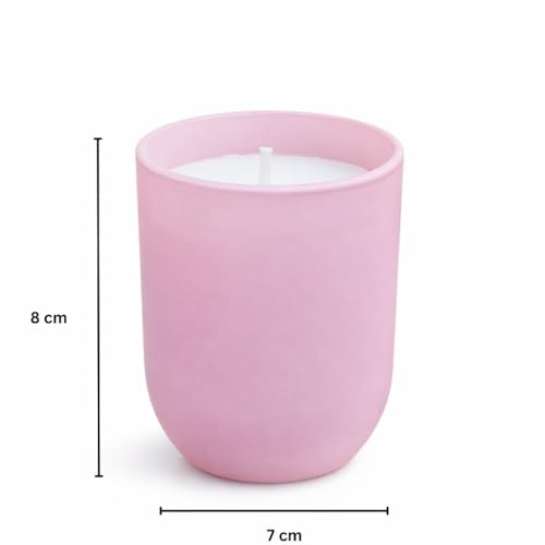 Aura Decor Rose Amour Scented Candle | Luxury Rose Fragrance Candle with Bulgarian Rose, Vanilla & Cashmere Woods | Premium Glass Jar Aromatherapy Candle for Home Décor, Bedroom, Romance & Gifting - Image 5