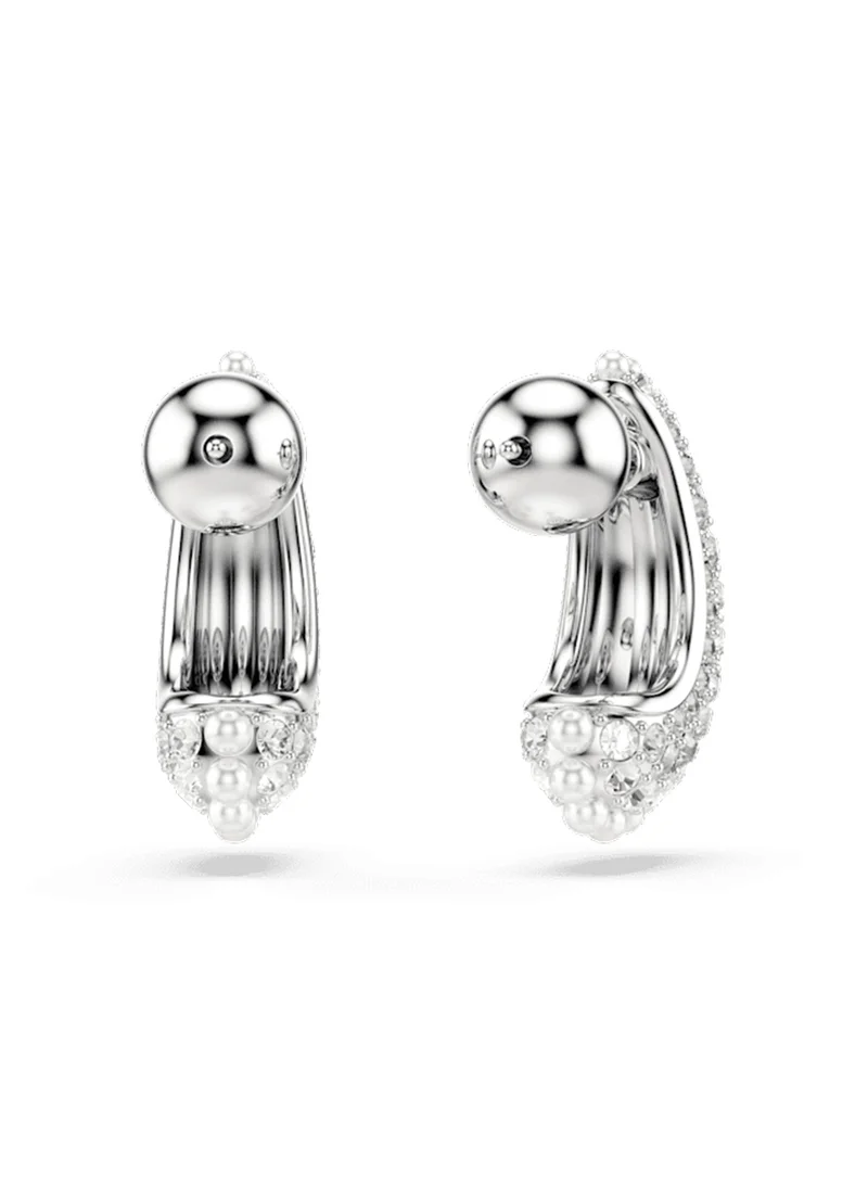 SWAROVSKI Crystal Detail Hoop Earrings