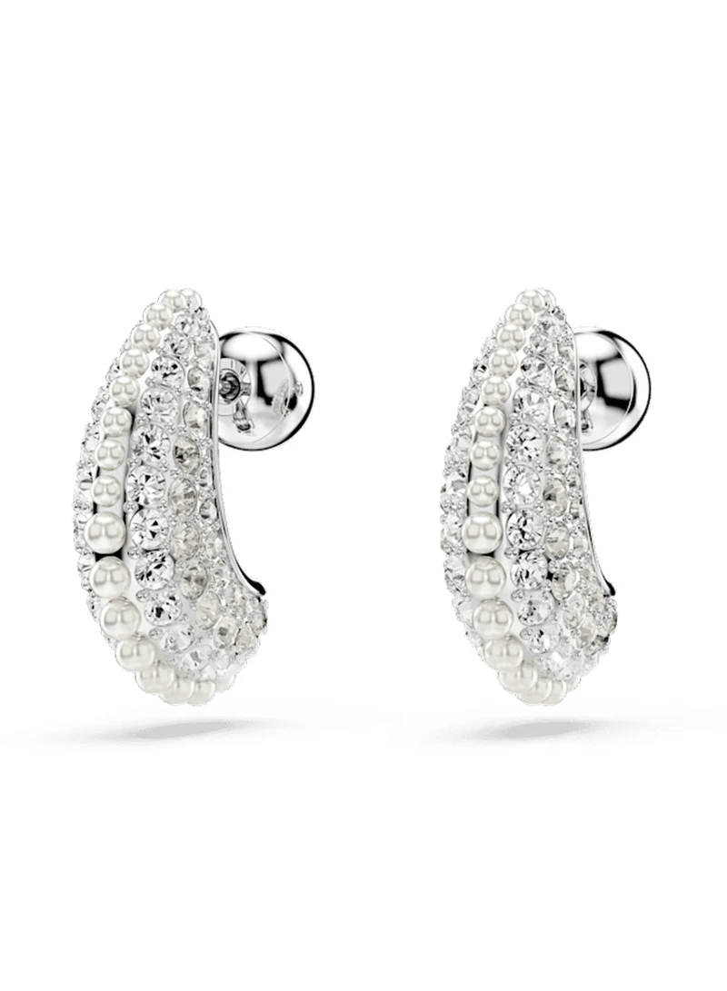 SWAROVSKI Crystal Detail Hoop Earrings