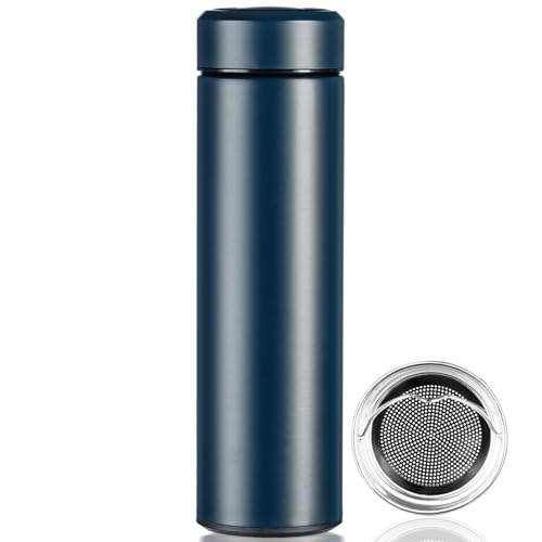 PARACITY Insulated Water Bottle17 oz Stainless Steel Thermo Double Wall Vacuum Water Bottle Metal Water Bottle Keeps Hot for 12 Hrs Cold for 24 Hrs for Coffee Drinks