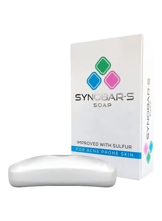 Macro Synobar-S Soap For Acne Prone Skin (Improved Cleansing Soap) - 100gm - Image 2