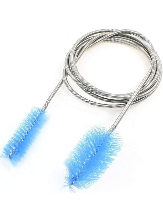 promass Aquarium Cleaning Brush, Stainless Flexible Cleaning Brush, Double Ended Fish Tank Tubes Filters Pipe Brush, Cleaners Pump Hose Brush, Suitable For Home Fish Tank Drain Pipes Tube Cleaning