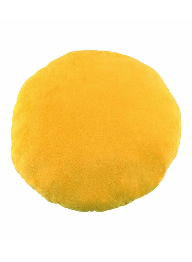 Alyashmac Emoji Smiley Emoticon I Am Cool Round Cushion Pillow Polyester Yellow 31x31x7cm - Image 2