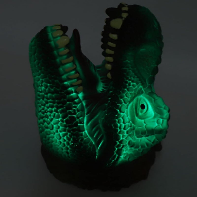 Dinosaur Night Light for Kids, Color Changing LED Bedside Lamp, Touch Switch Nursery Lamp with 7 Colors, Anti Slip Base and Wall Mount, Safe Glycine Material for Boys Girls Room De (Type 1 - Image 2