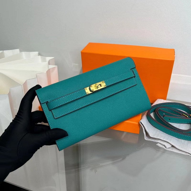 Palm Pattern Genuine Leather Single Shoulder Diagonal Armpit Bag Fashionable Multi-Functional Clutch Bag Large Capacity Mobile Phone Coin Id Bag - Image 2