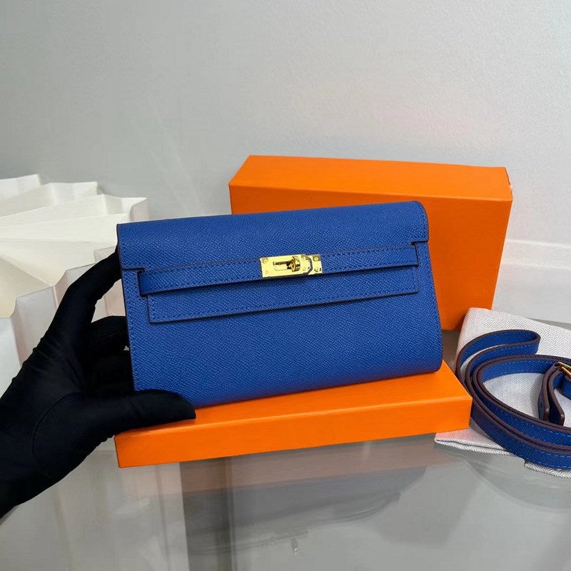 Palm Pattern Genuine Leather Single Shoulder Diagonal Armpit Bag Fashionable Multi-Functional Clutch Bag Large Capacity Mobile Phone Coin Id Bag - Image 1