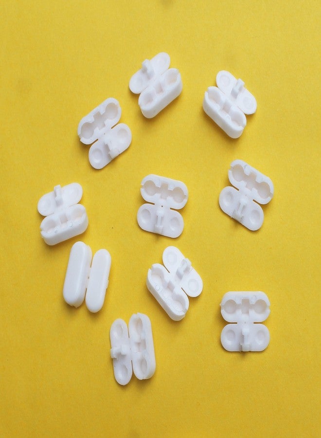 YYST White Plastic Chain Connector for Beaded Chain for Roller Shades and Vertical Blinds (Pack of 10) (Chain not Included) - Image 4