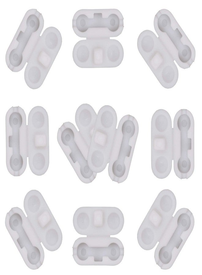 YYST White Plastic Chain Connector for Beaded Chain for Roller Shades and Vertical Blinds (Pack of 10) (Chain not Included) - Image 1