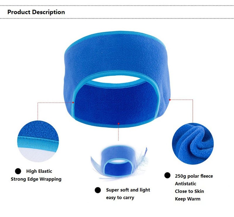 Atneato Ear Warmer Headband - Winter Ear Cover Running Ear Muffs for Men and Women - Image 3