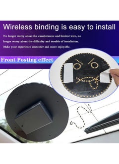 BUYCO Car LED Fun Expression Light, Smiling Face Light with Remote,Car Multifunctional Rear Window Warning and Reminder Lamp, Anti Collision Tail Light  - Image 5