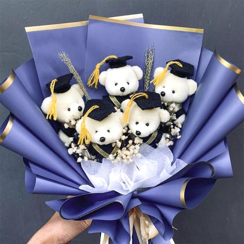 Flower Wrapping Paper, 20 Sheets - Waterproof Flower Bouquet Wrapping Paper, Florist Supplies, Wedding Birthday Gift Wrapping Paper, DIY (Dark blue) - Image 4