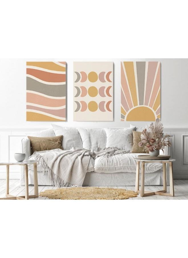 Home Gallery home gallery hand drawn boho covers Printed Canvas wall art  - Image 3