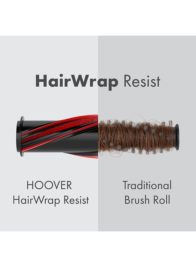 Hoover HomePro Plus Cordless Stick Vacuum Cleaner, 45 Min Runtime, HairWrap Resist, FlexiClean Pole, LED Lights (CLSV-HPMT) 5 W CLSV-HPMT Graphite & Red - Image 3