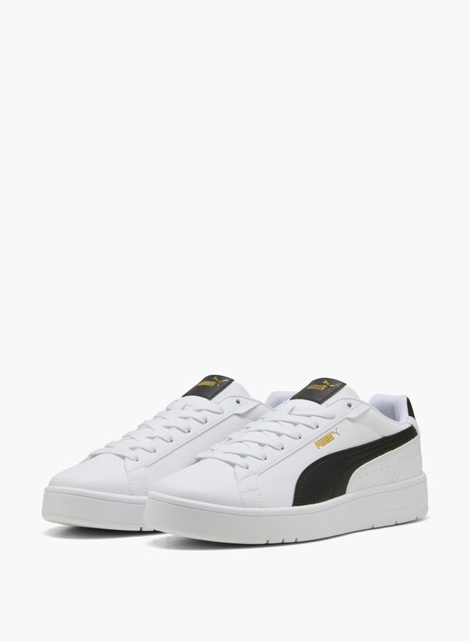 PUMA حذاء رياضي نسائي مزود بألواح مع إغلاق بخيوط - كورت كلاسيكو - Image 1