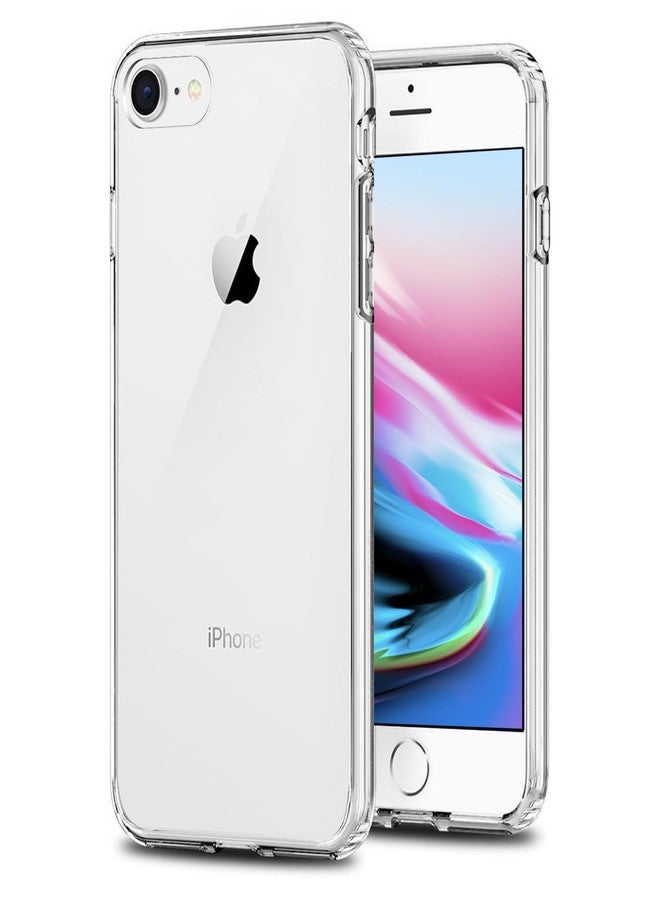 TENOC جراب هاتف TENOC متوافق مع iPhone SE (الجيل الثاني 2020 والجيل الثالث 2022) وiPhone 7 وiPhone 8، جراب شفاف مقاوم للاصفرار، غطاء خلفي صلب واقٍ للأجهزة مقاس 4.7 بوصة - Image 1