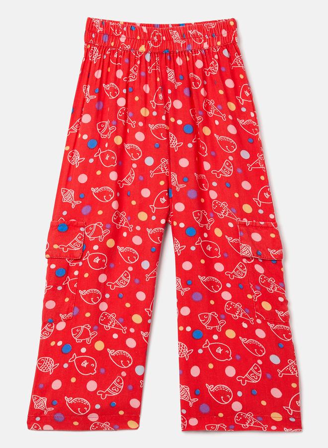 ستايلو بج طقم بيجامة وقميص بياقة بطبعة سمك أكوا من ستايلو باغ - Image 4