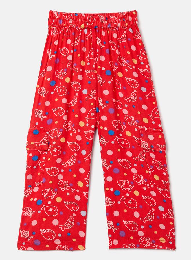 ستايلو بج طقم بيجامة وقميص بياقة بطبعة سمك أكوا من ستايلو باغ - Image 5